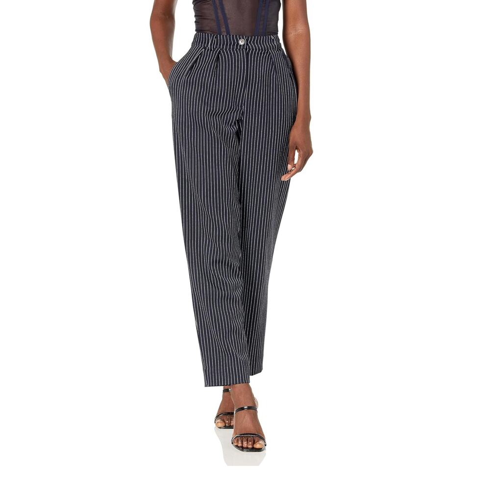 The Drop, Women’s Captain Sky Stripped Suiting Pants, NWT Large - Picture 5 of 5